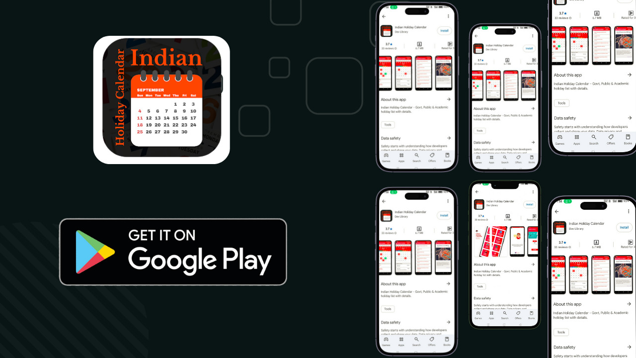 Indian Holiday Calendar